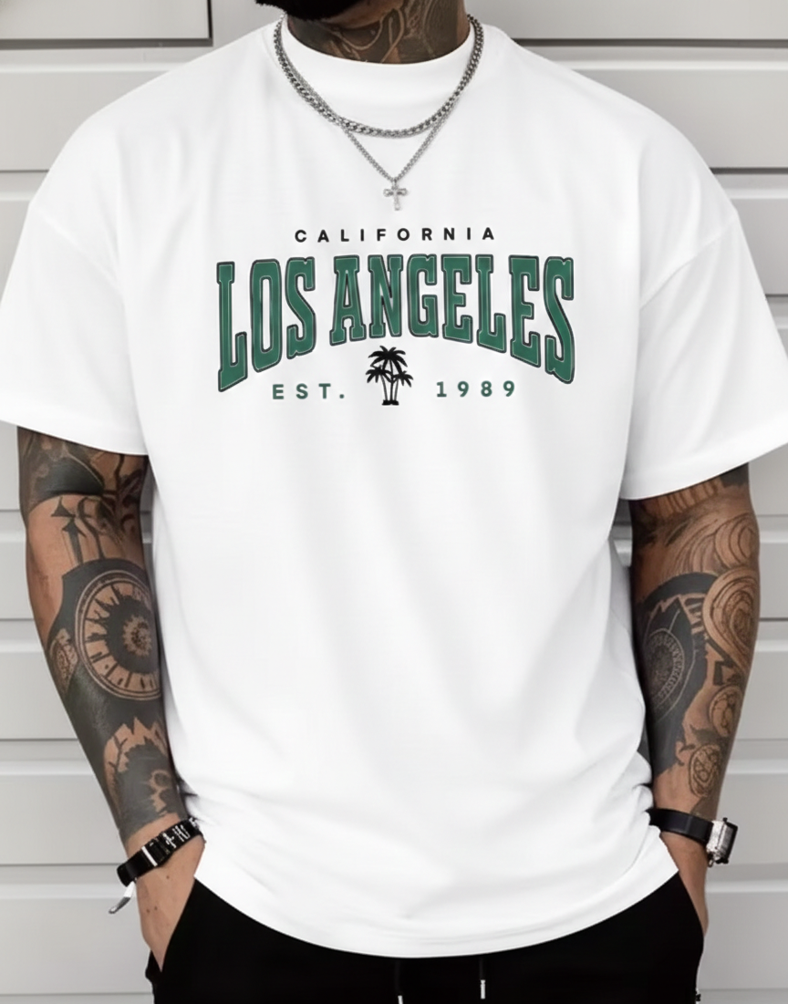 Men’s White Los Angeles Graphic T-Shirt